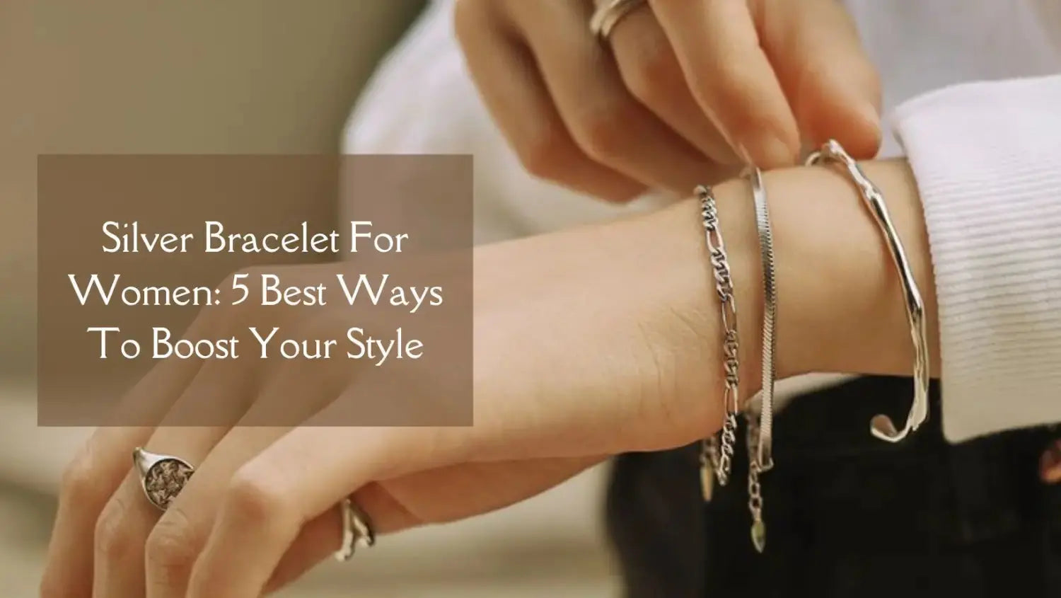 Enhance Your Casual Look With A Dazzling Chain Bracelet