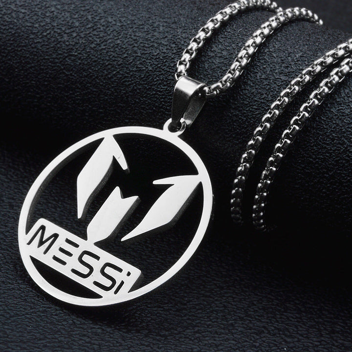 Messi Silver Pendant