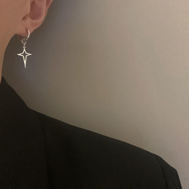 Silver Stardust Earrings
