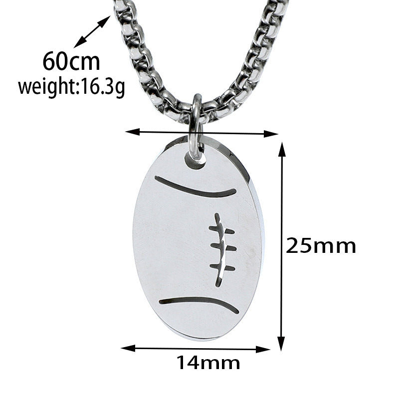 Rugby Silver Chain