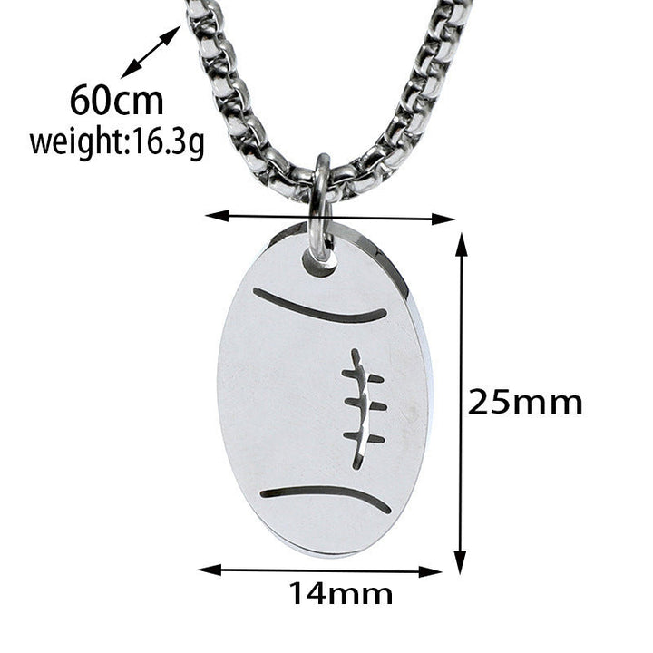 Rugby Silver Chain