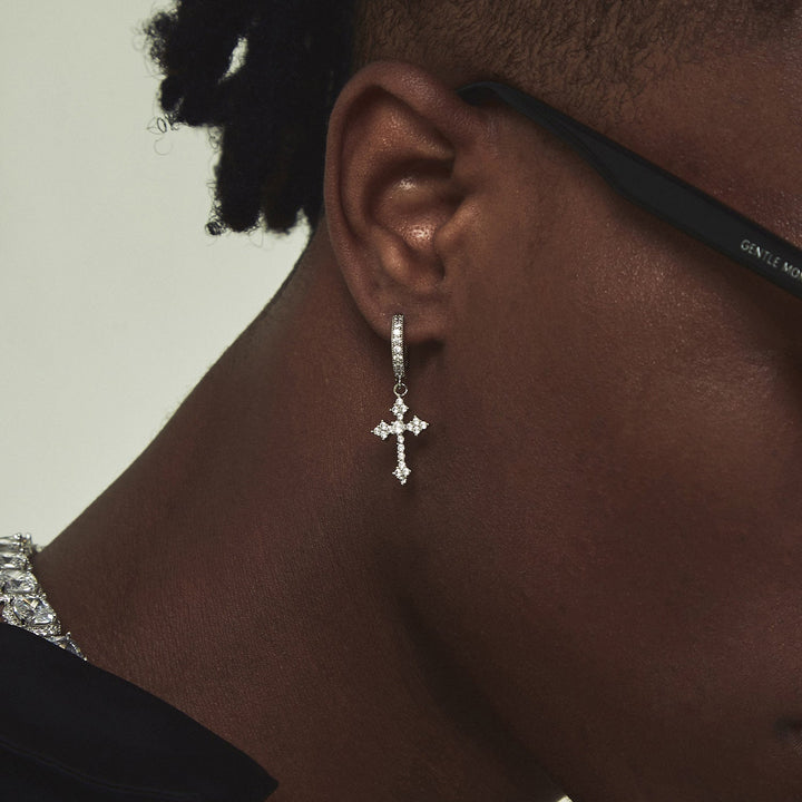 Celestial Cross Earrings