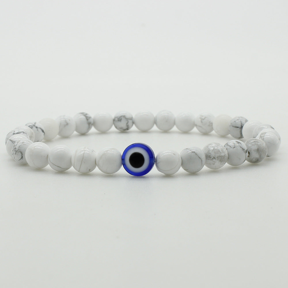 Protective Evil Eye Natural Stone Band