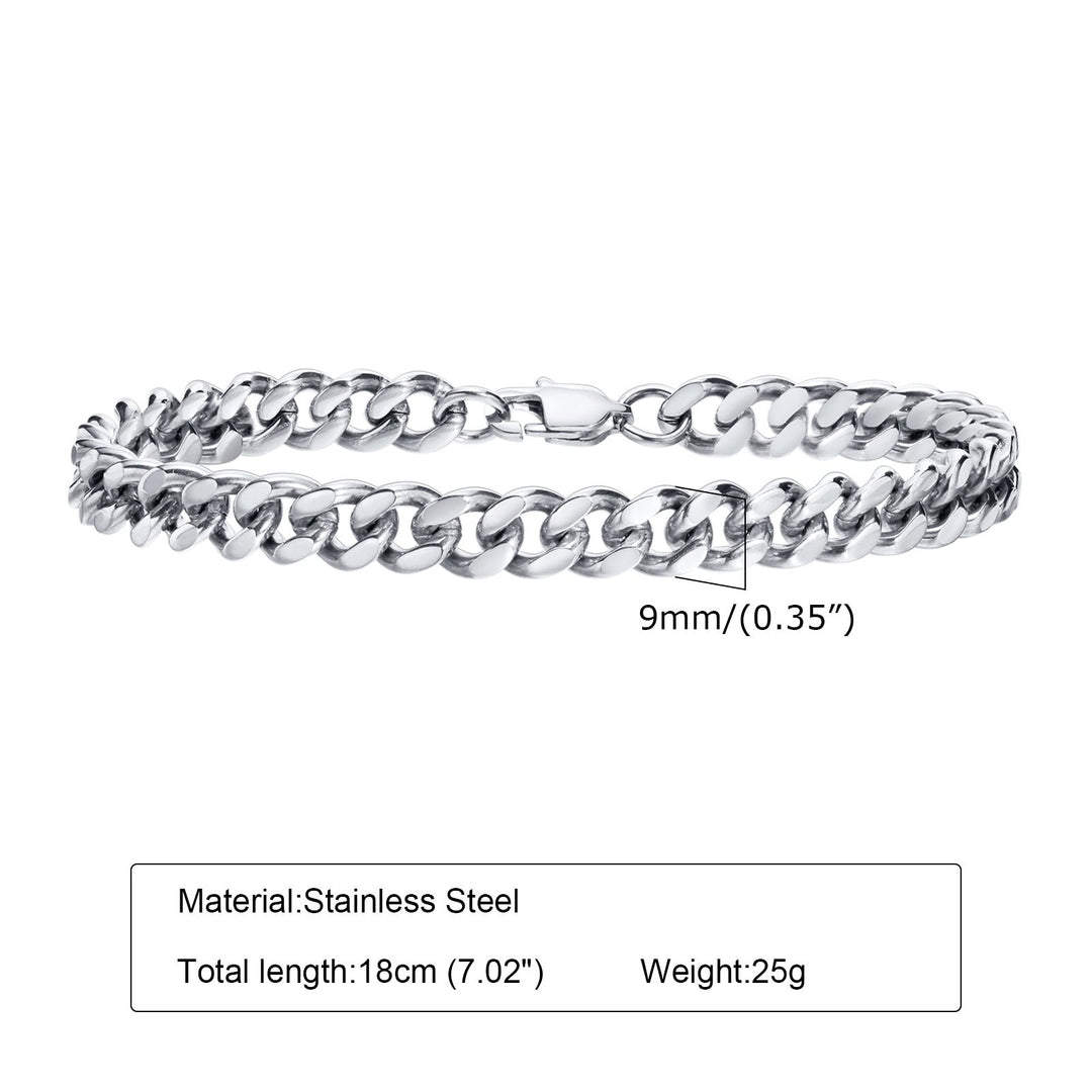 Chic Silver Link Bracelet
