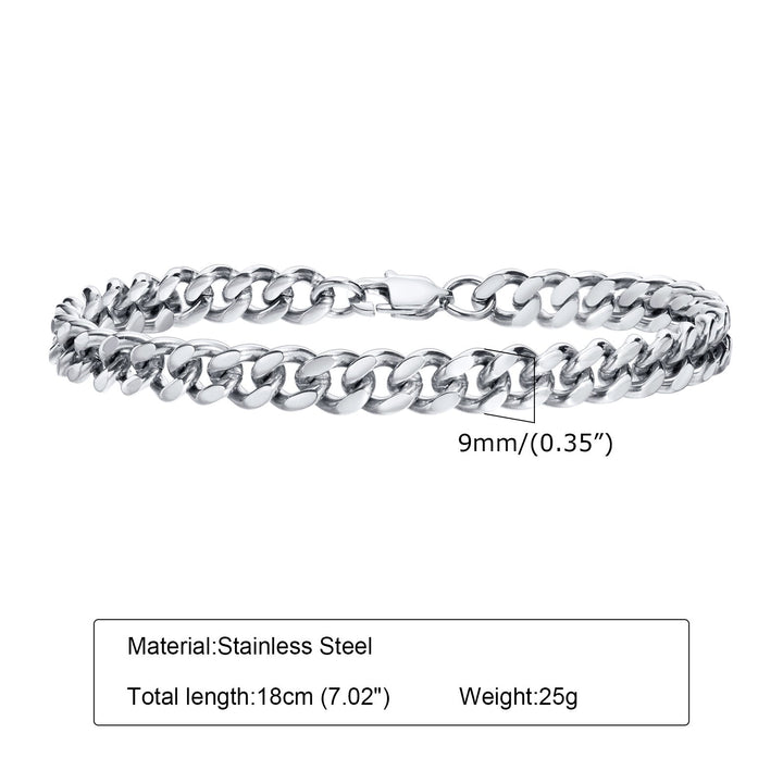Chic Silver Link Bracelet