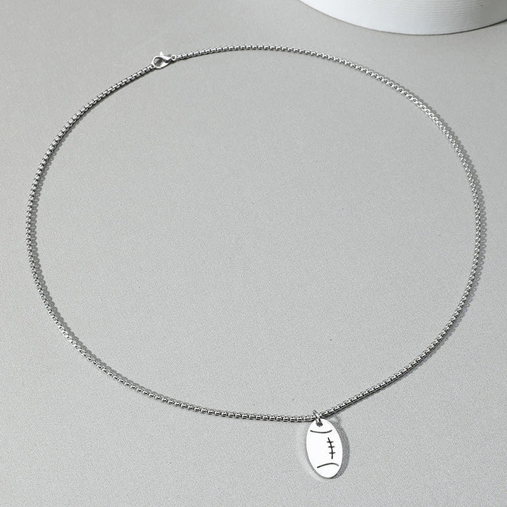 Rugby Silver Chain