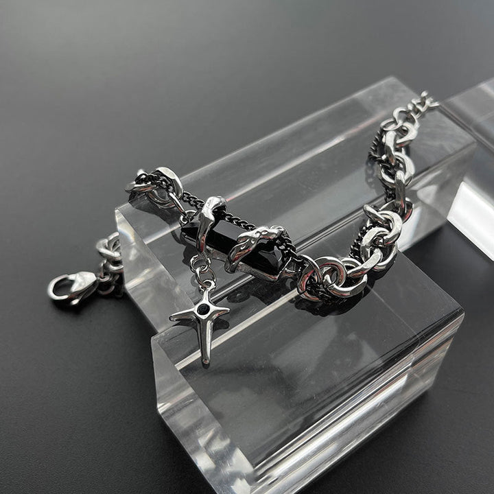 Dapper Design Stone Bracelet