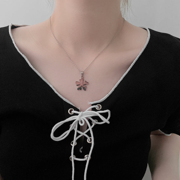 Leafy Loomed Silver Chain