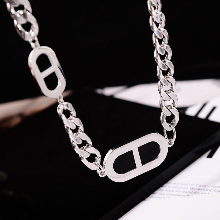Bold Rebellion Silver Chain