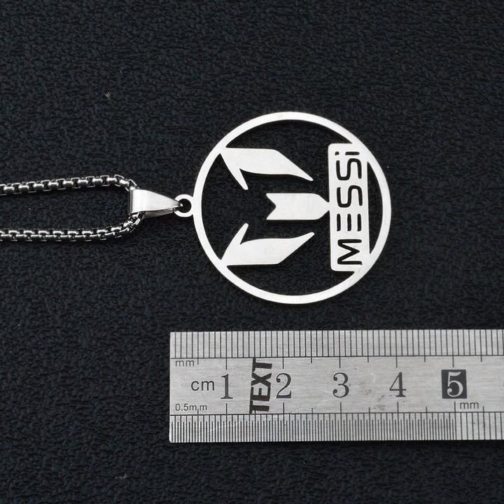 Messi Silver Pendant