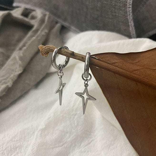 Silver Stardust Earrings