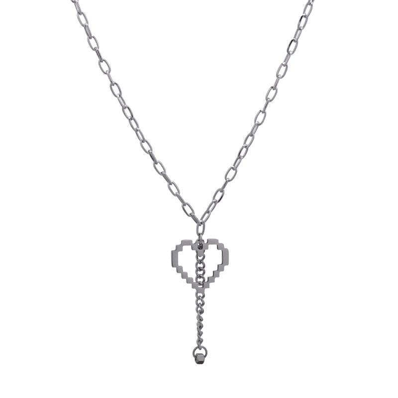 Cute In Love Silver Chain