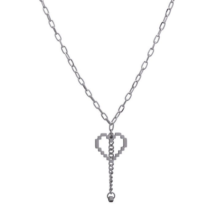 Cute In Love Silver Chain