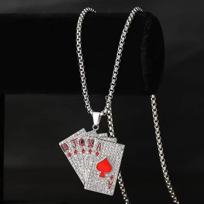 Red Pip Cards Chain