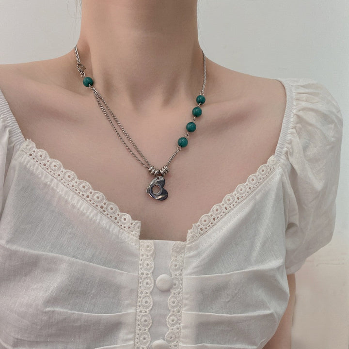 Aqua Allure Charm Necklace