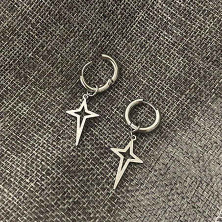 Silver Stardust Earrings