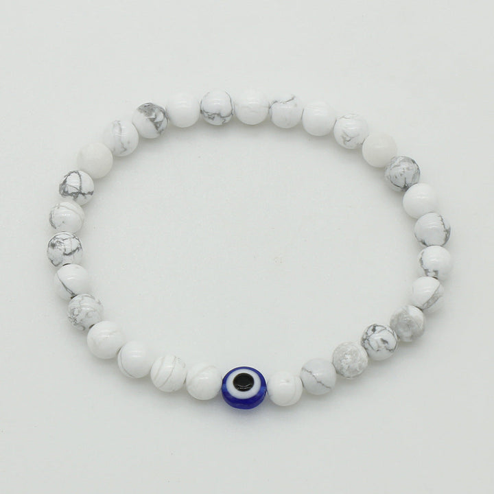 Protective Evil Eye Natural Stone Band