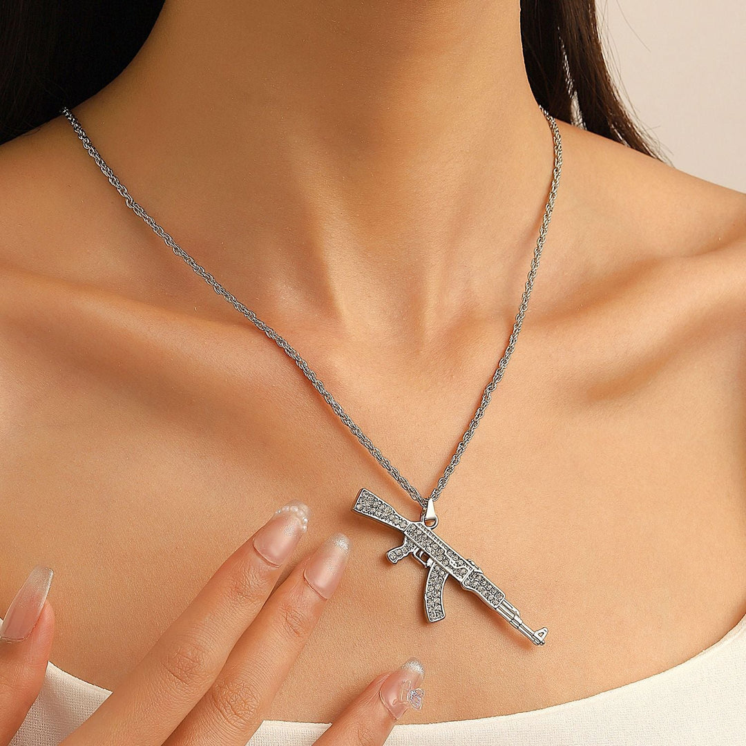Ak 47 Silver Chain