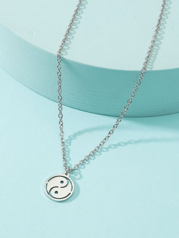 Yin-yang necklace - Silver Salty