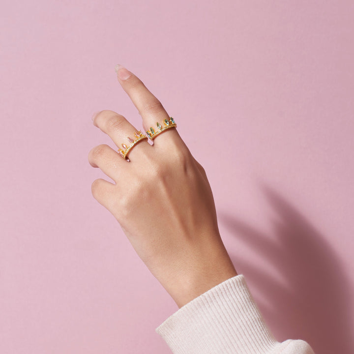 2 in 1 Baguette diamond Ring Salty