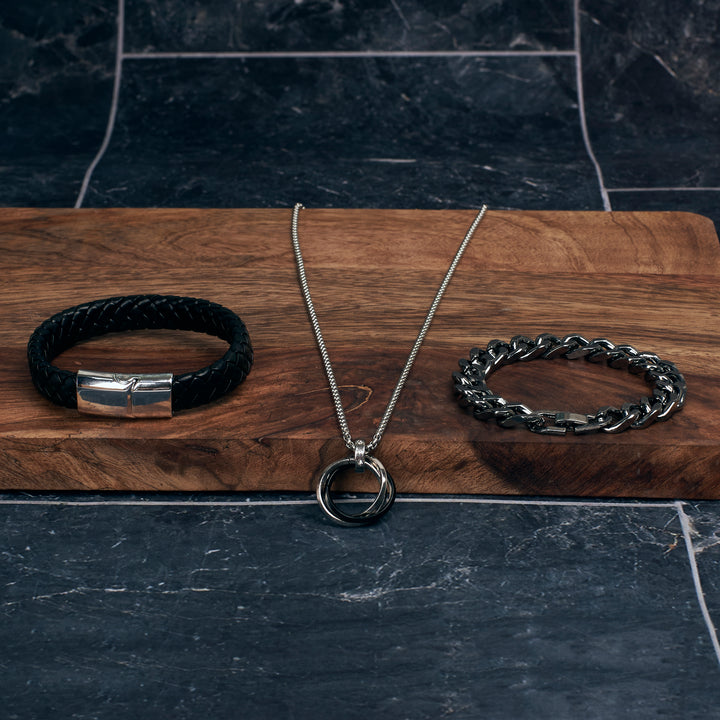 Gravity Loop Leather and Steel Trio Combo Set