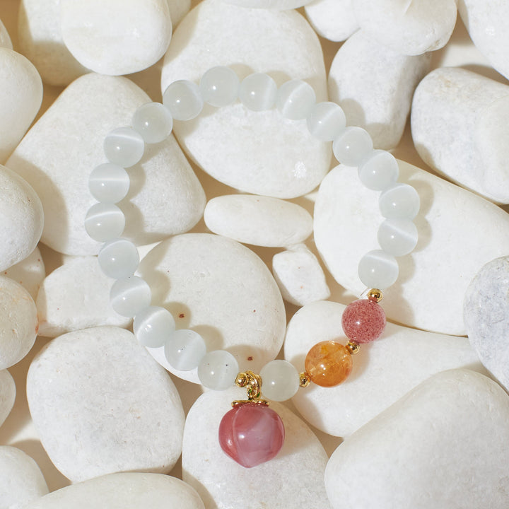 Anti-Stress Ivory Orb Beaded Band
