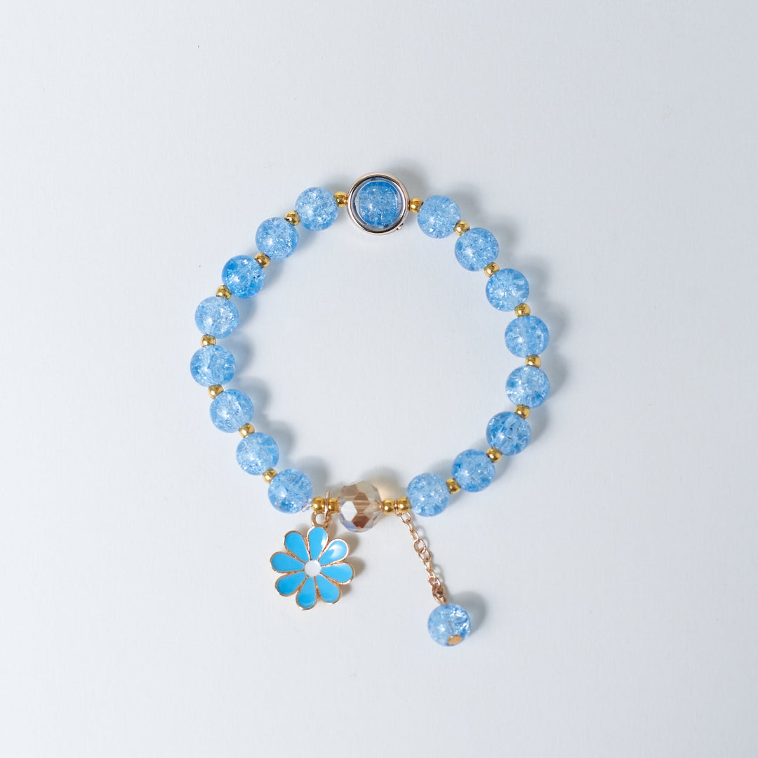 Aquamarine Beaded Bracelet