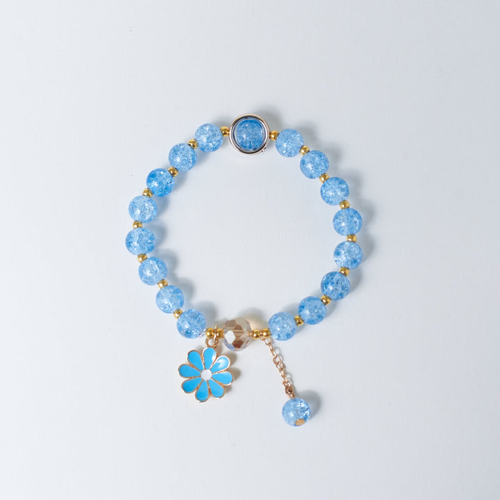 Aquamarine Beaded Bracelet