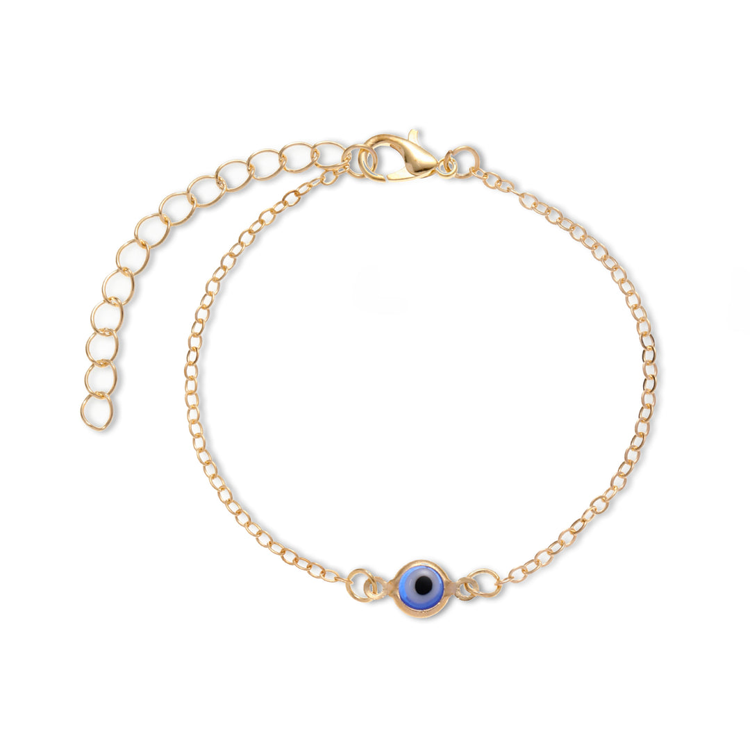 3-Piece Evil Eye Minimalist Bracelet