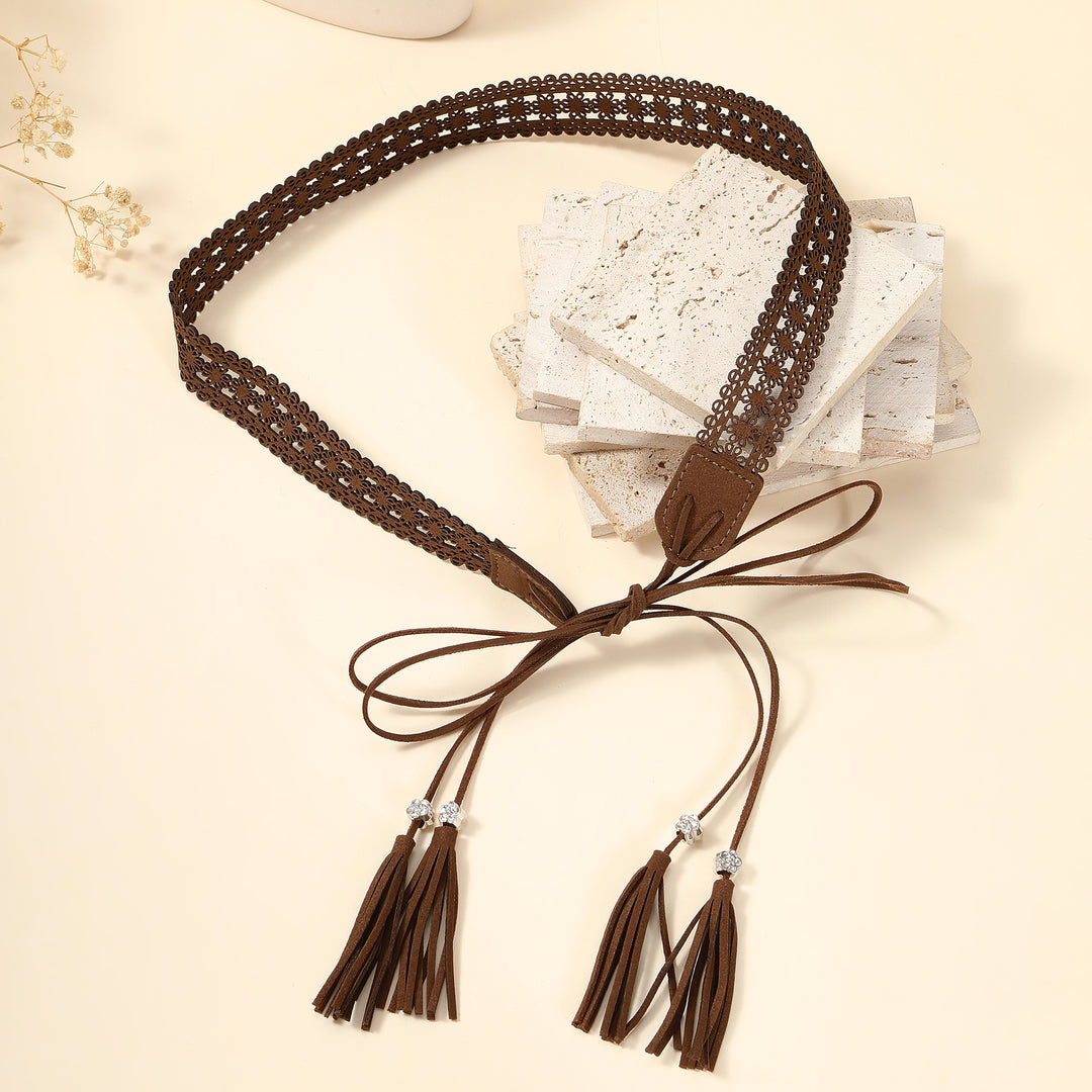 Gypsy Tassel Lace Belt for Dresses