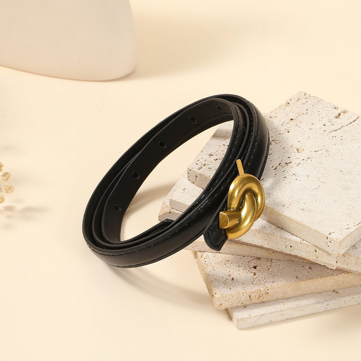 Knot It Vegan Leather Belt