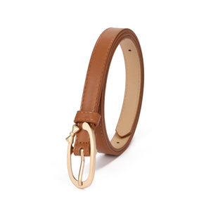 Frosted Ribbon Tan Belt
