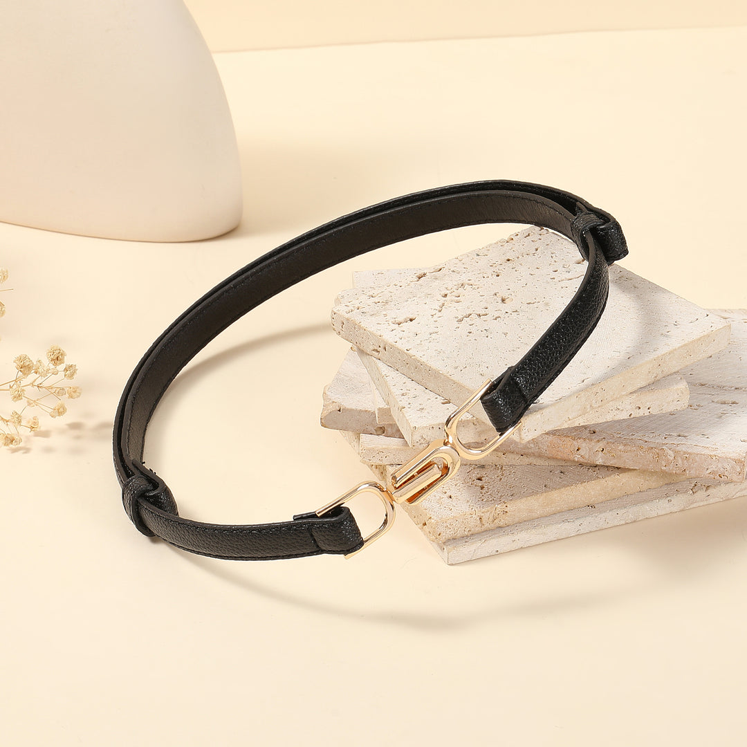 Minimalist Truffle PU Belt