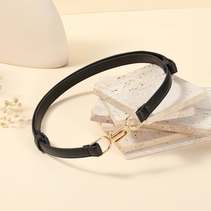 Minimalist Truffle PU Belt