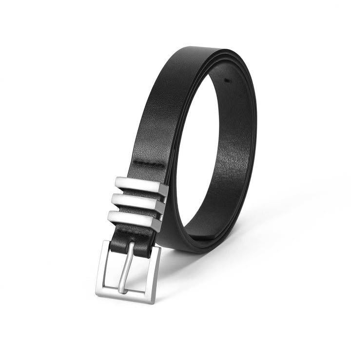 Black Husk Leather Belt