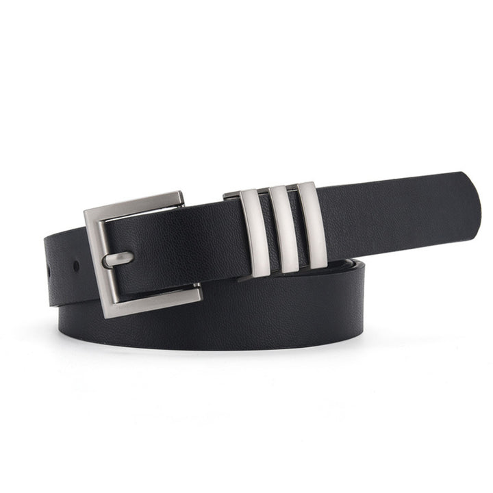 Black Husk Leather Belt