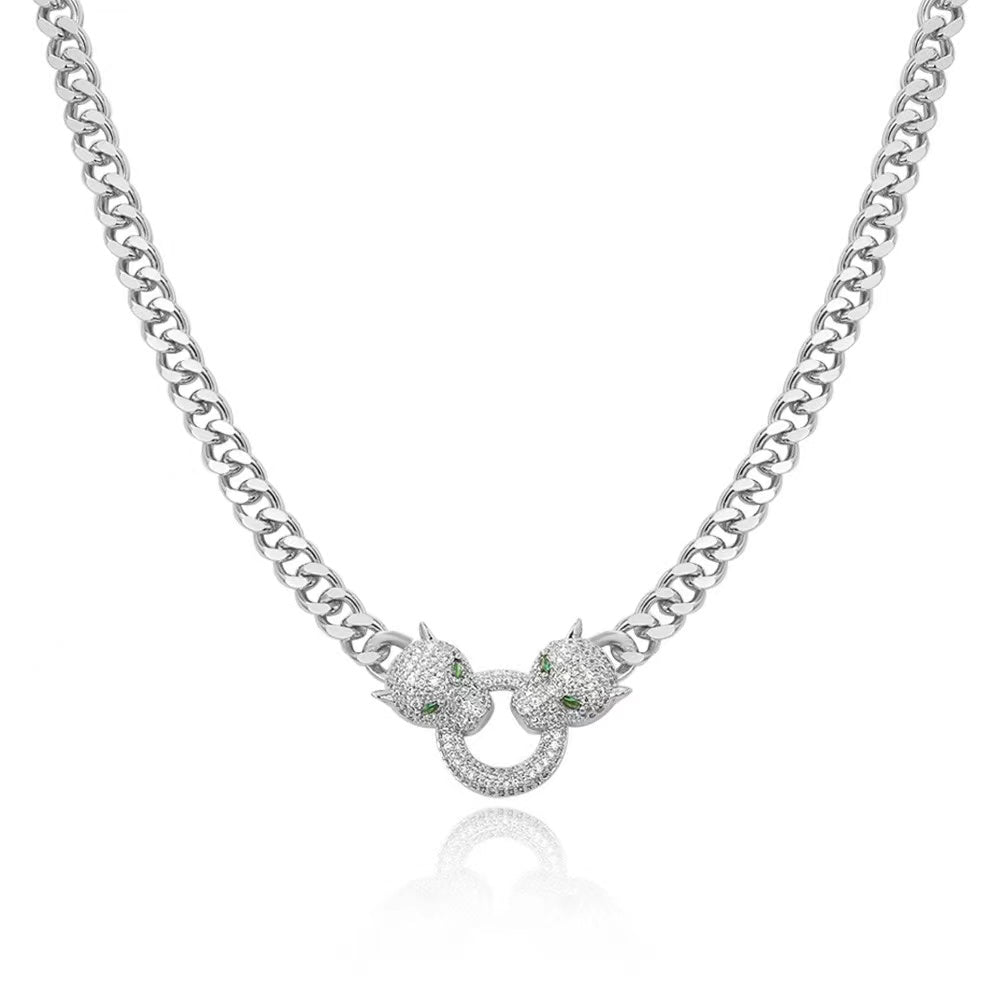 Aria Bracelet and Necklace Combo - Silver