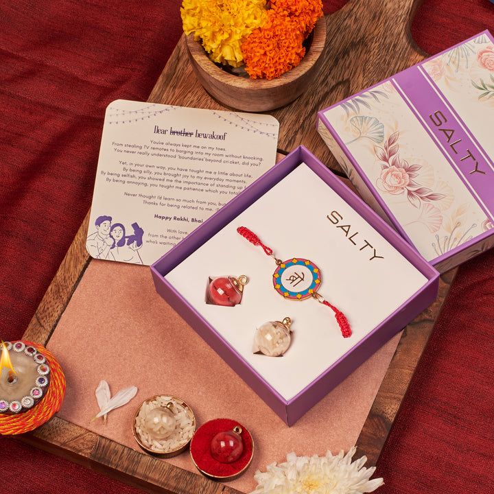 Set of 2 Bro Code Rakhi