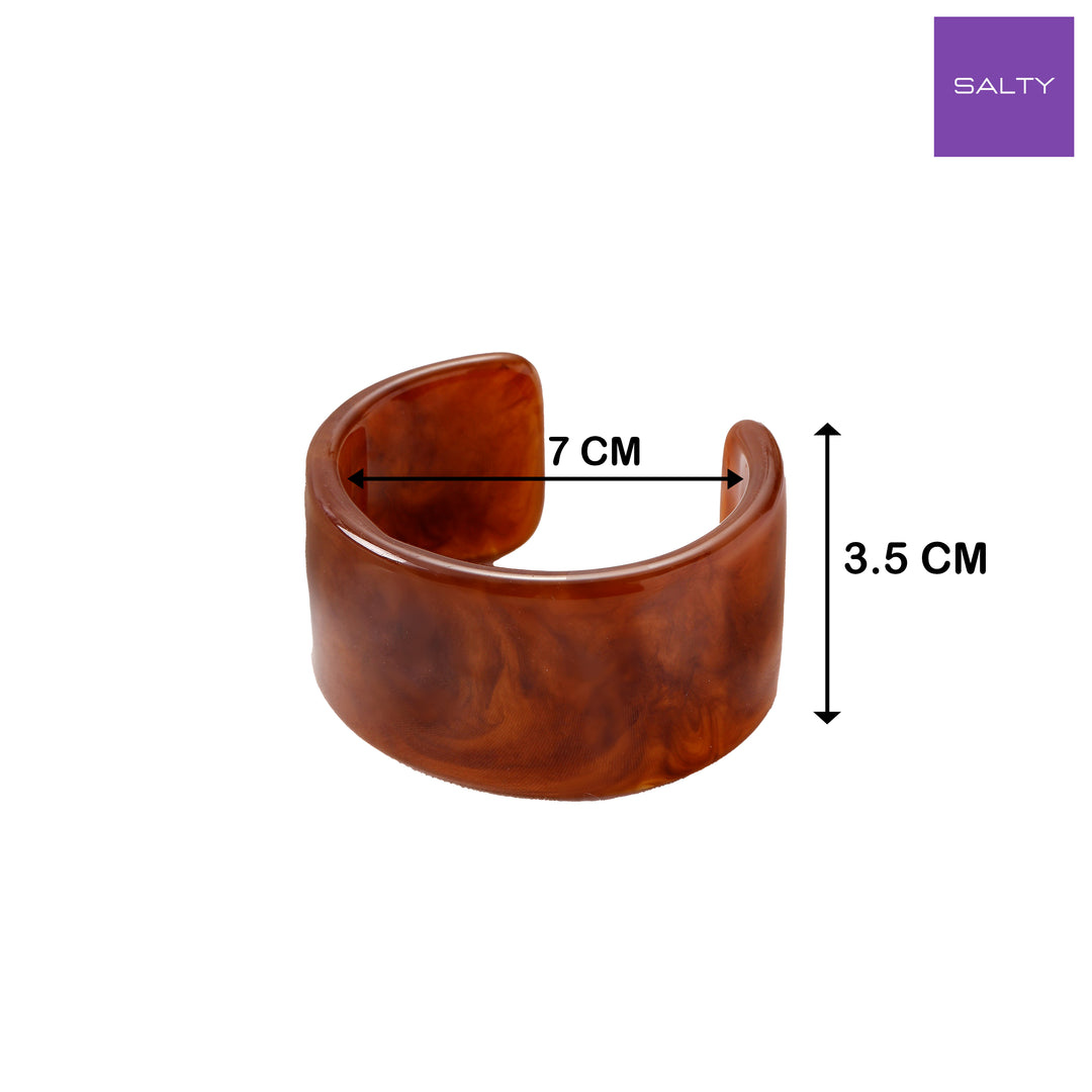 Honey Sculpted Bangle