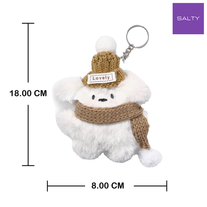 Plush Snowbark Dog Bag Charm
