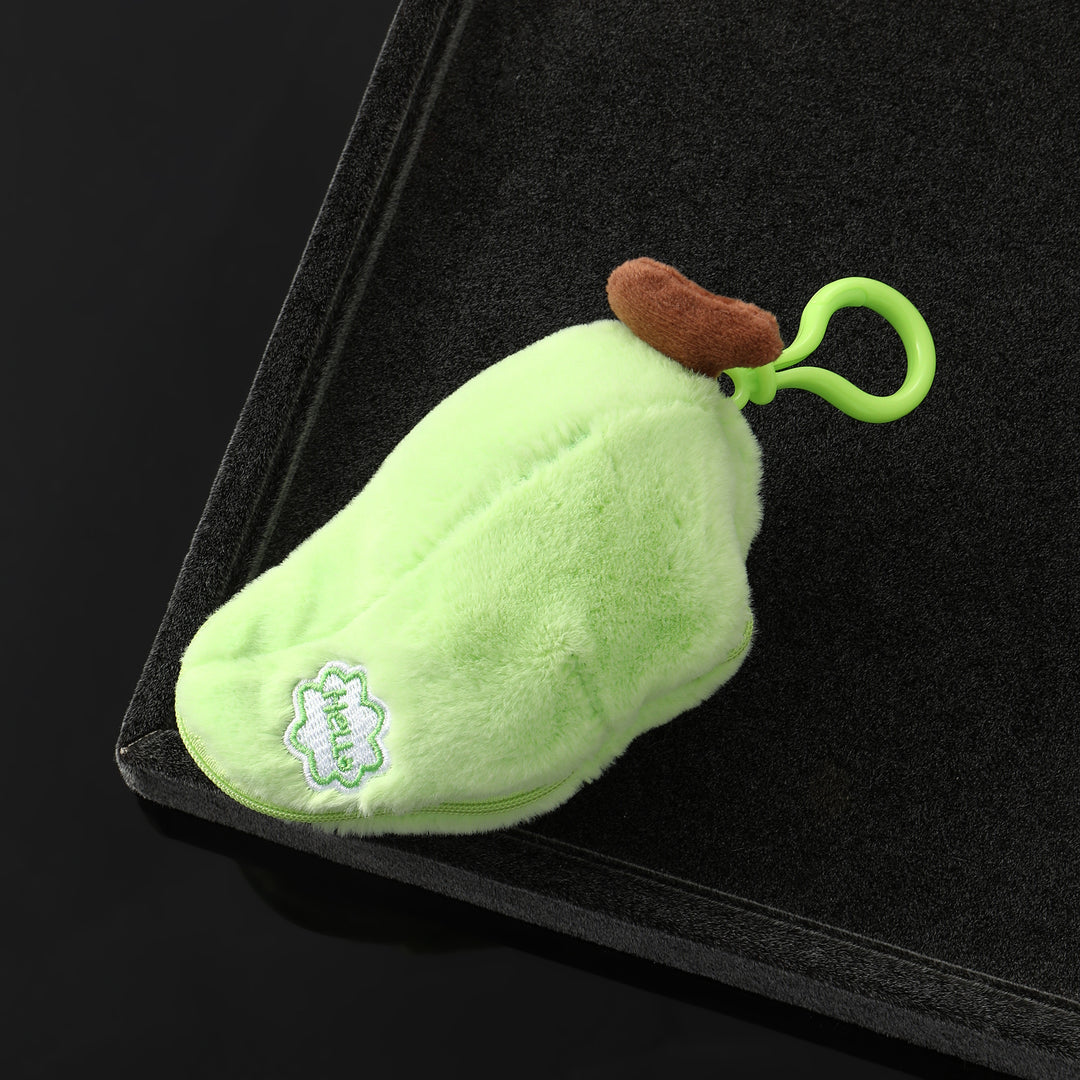 Kawaii Hideaway Plushy Zipper Bag Charm