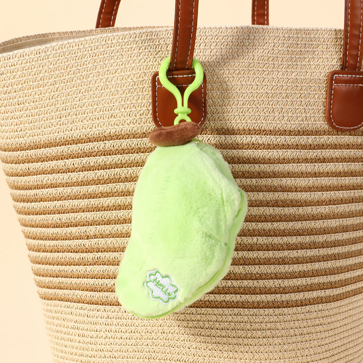 Kawaii Hideaway Plushy Zipper Bag Charm