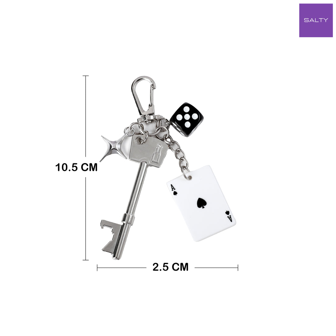 Ace Bottle Opener Key Charm