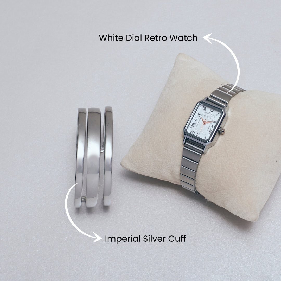 Urban Luxe Watch and Bracelet Set