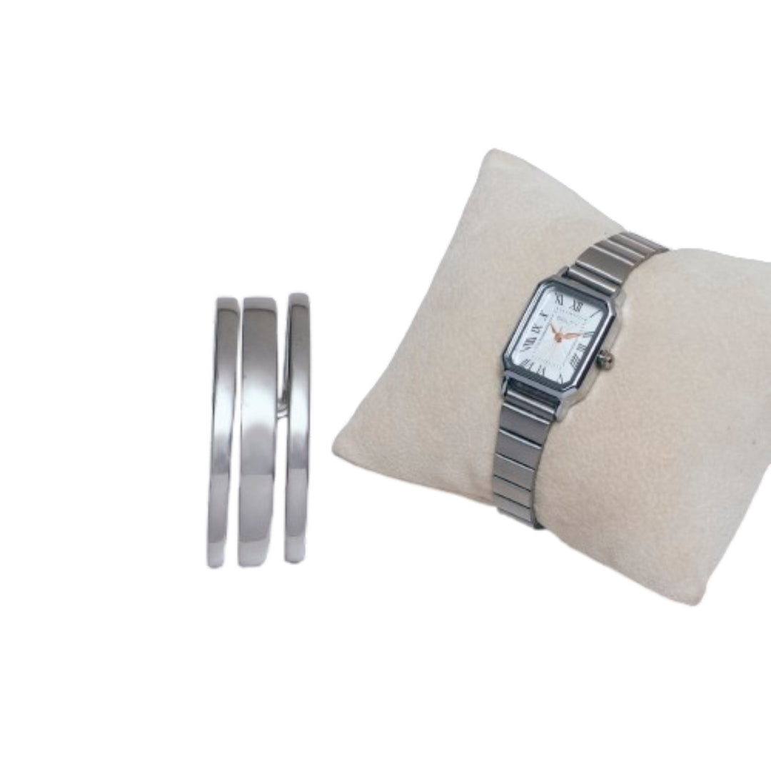 Urban Luxe Watch and Bracelet Set