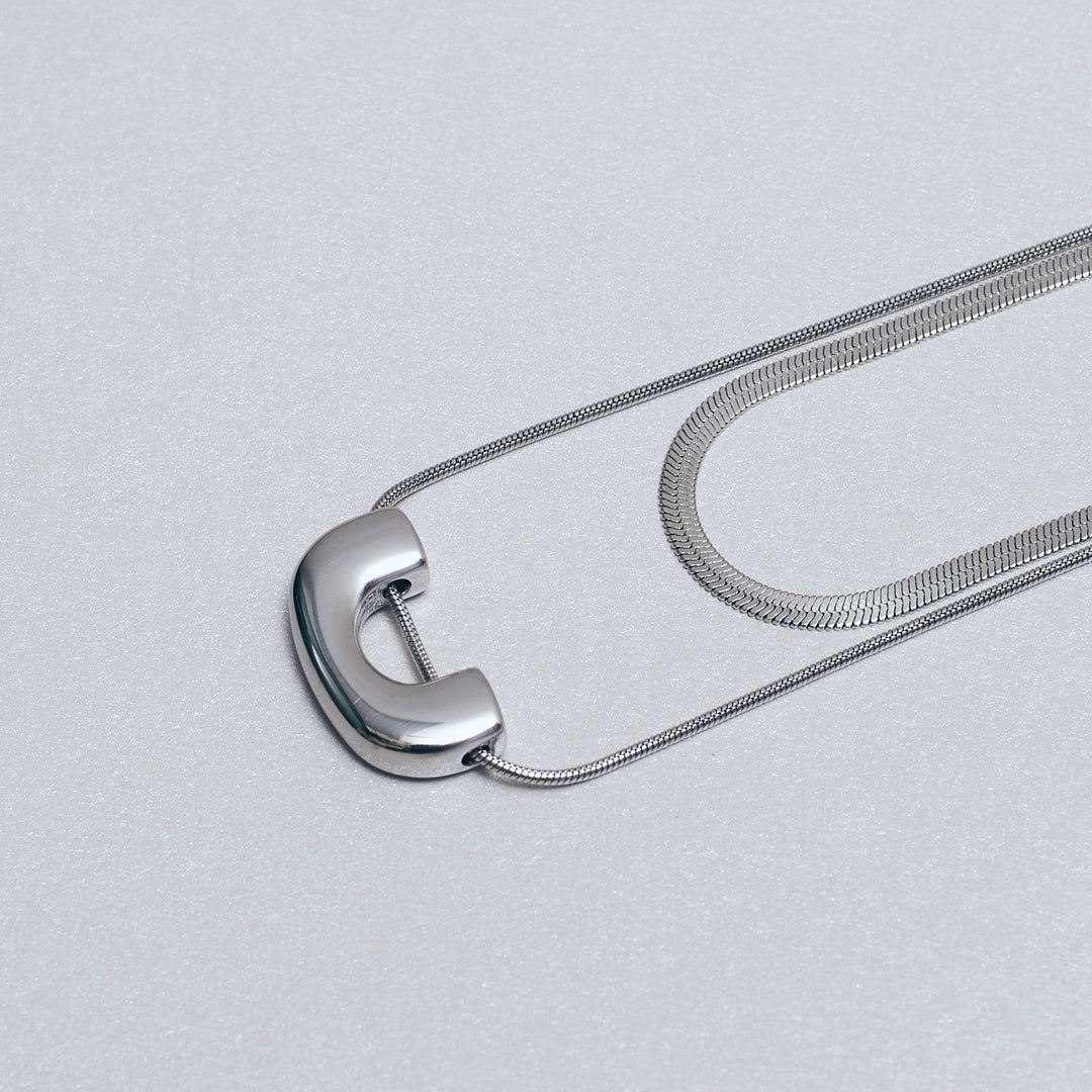 Moon & Halo Necklace and Ring Duo