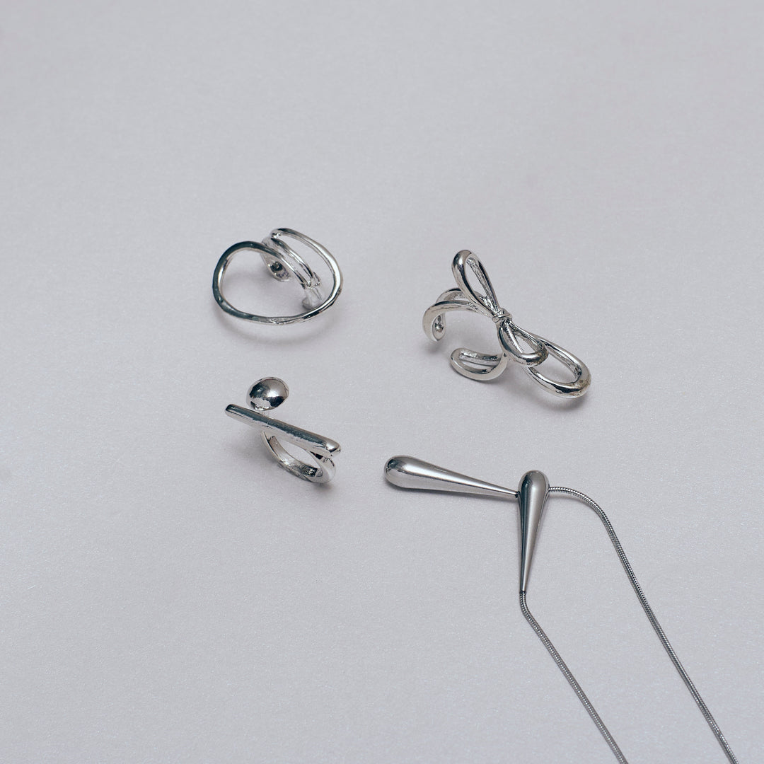 Four Ever Rings and Necklace Set