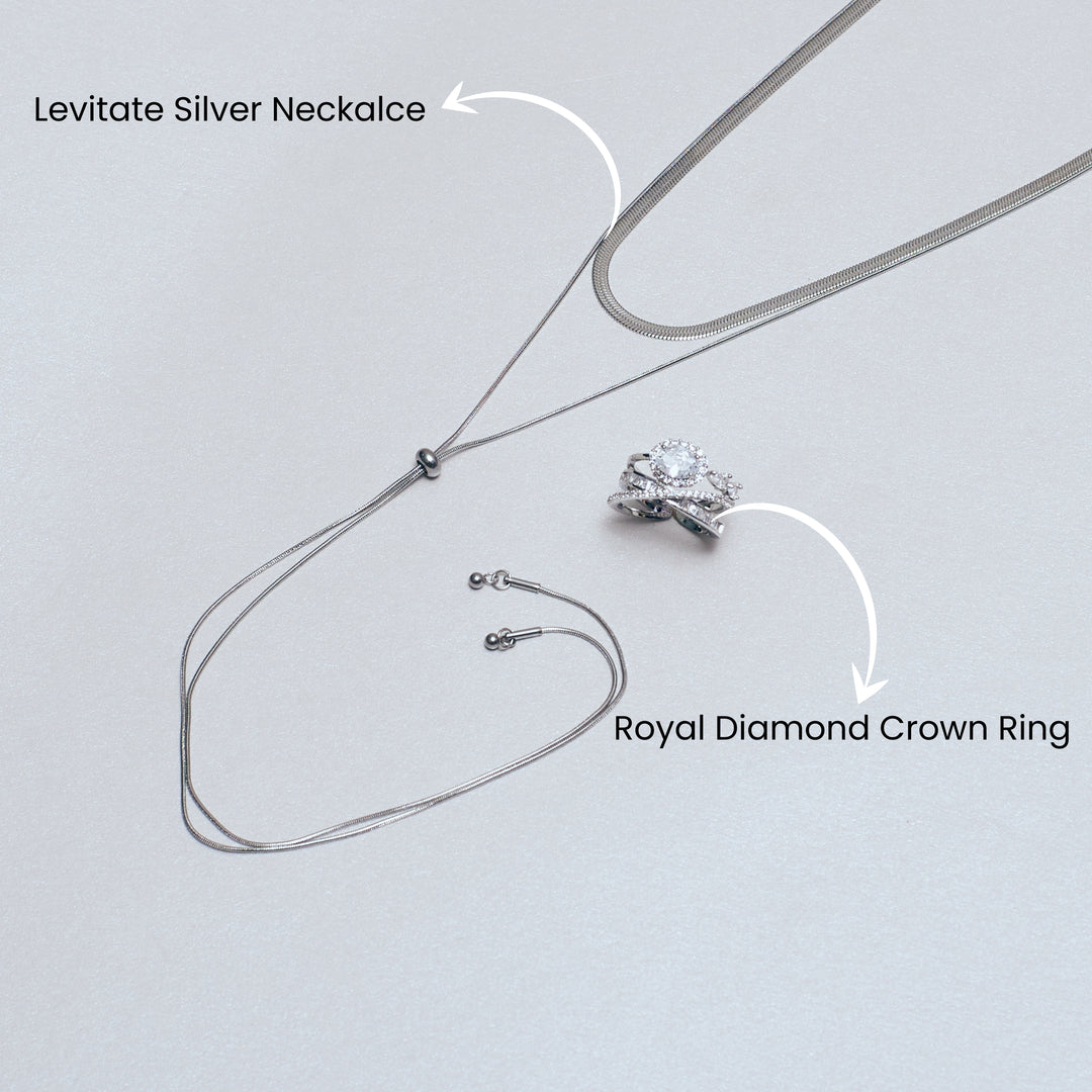 Iconic Spark Necklace and Ring Set