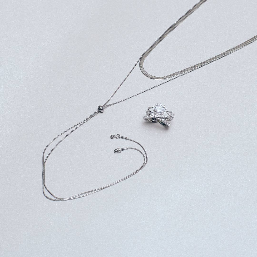 Iconic Spark Necklace and Ring Set