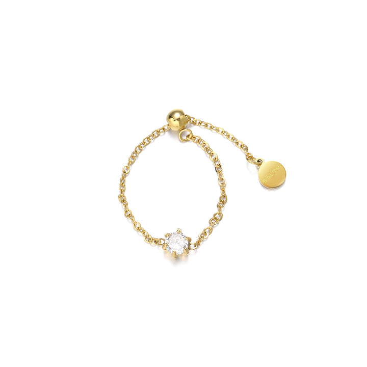 Champagne Self-Love Chain Ring